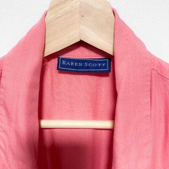3 FOR $15 Vintage pink button down shirt - Picture 9 of 13